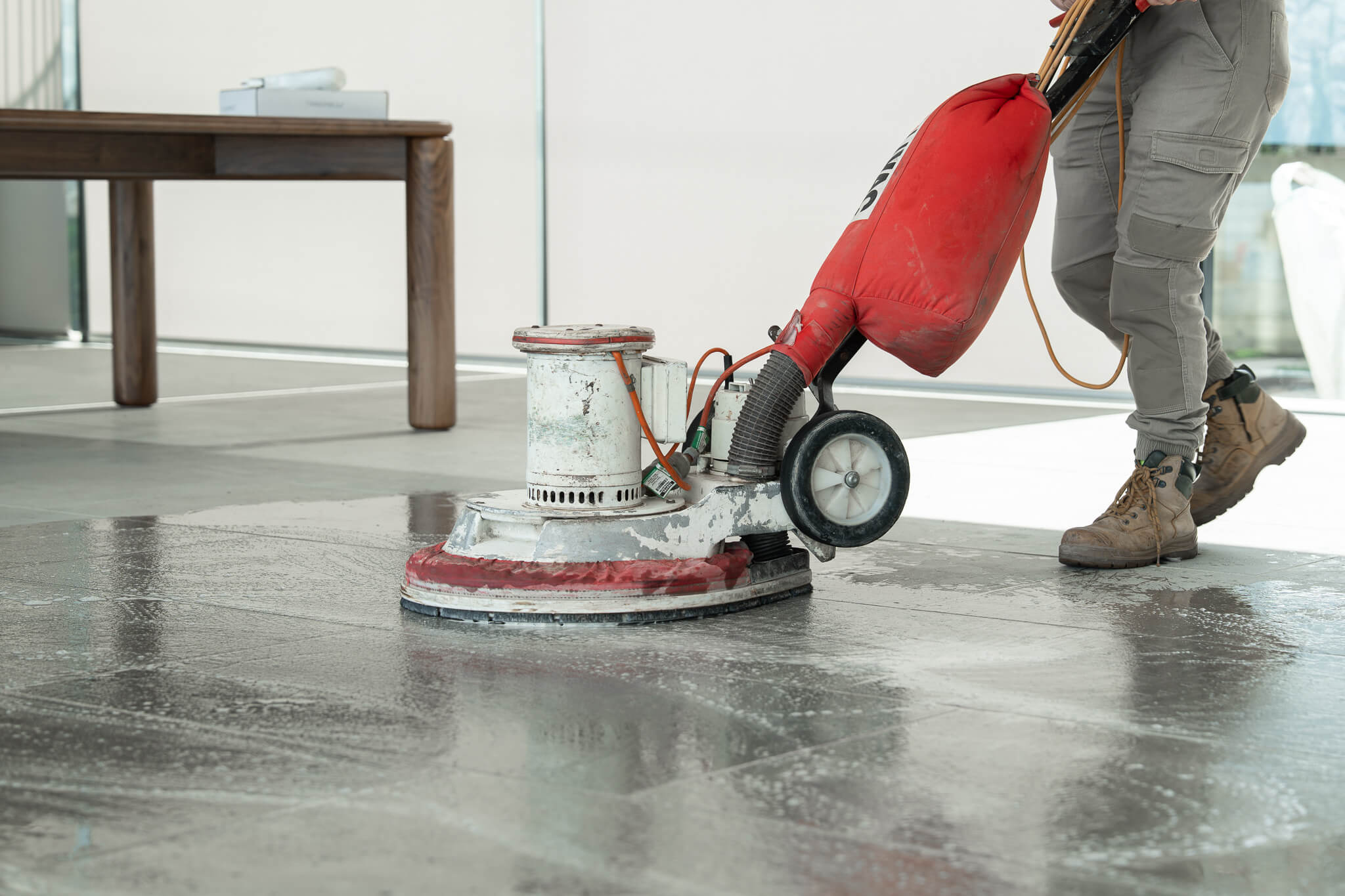 Floor restoration after renovation work