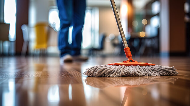 Detailed floor care after a professional clean